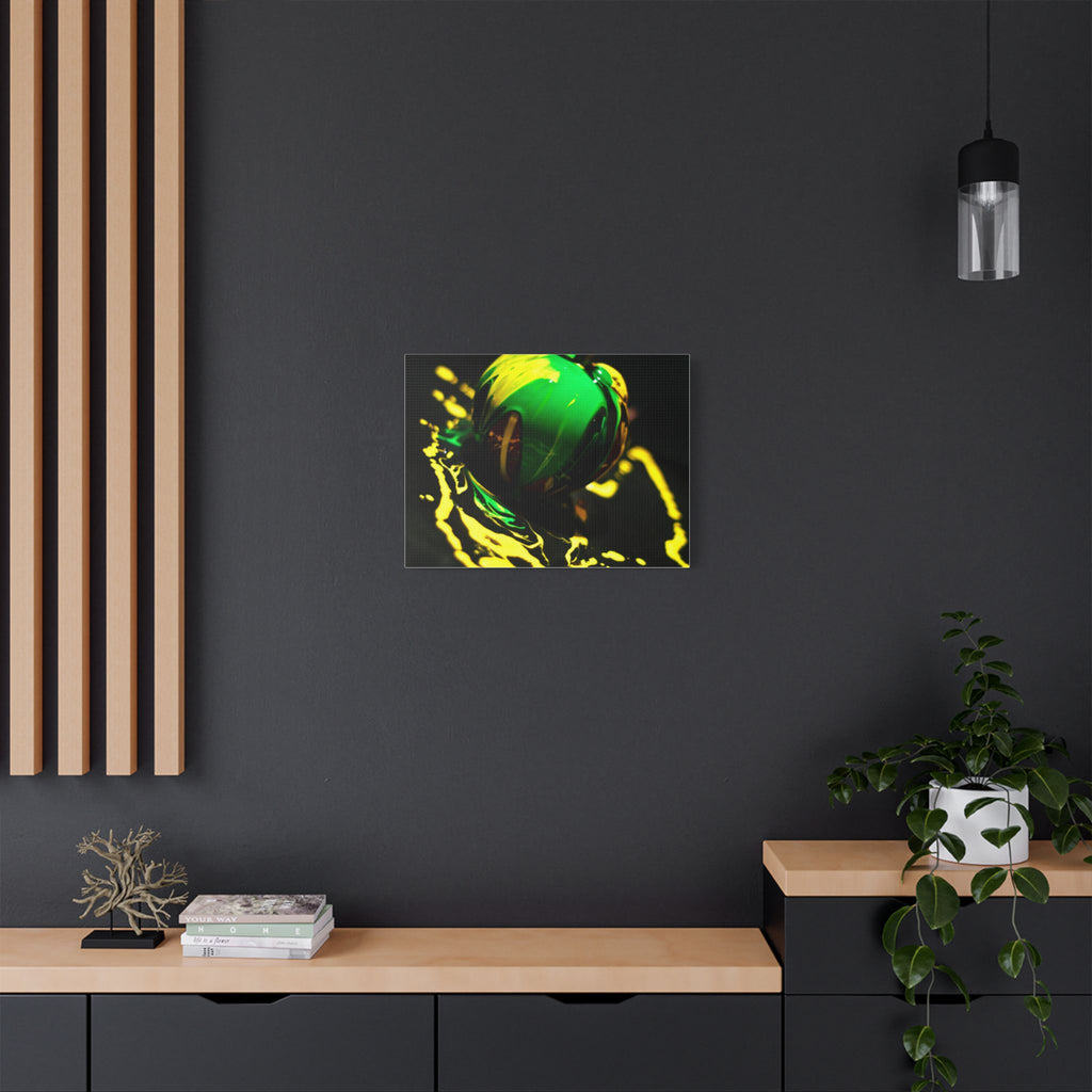 (Apple paint) Satin Canvas, Stretched