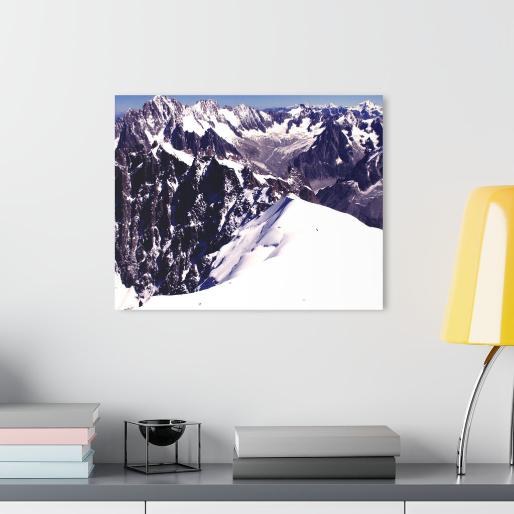 Mountain Peak Acrylic Print - Glossy French Cleat Wall Art