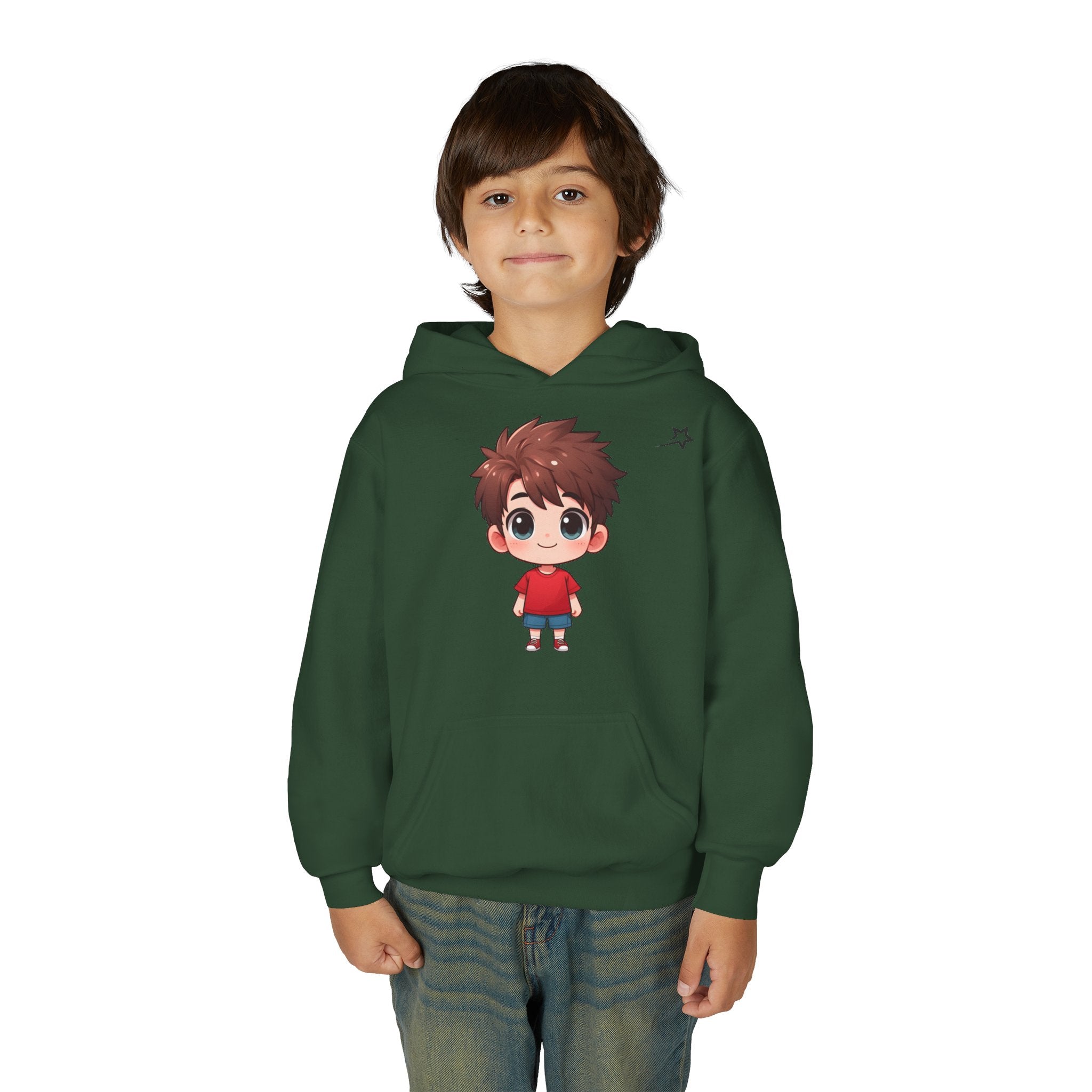 Cute Cartoon Kid Youth Hoodie – Fun & Comfortable Sweatshirt for Kids