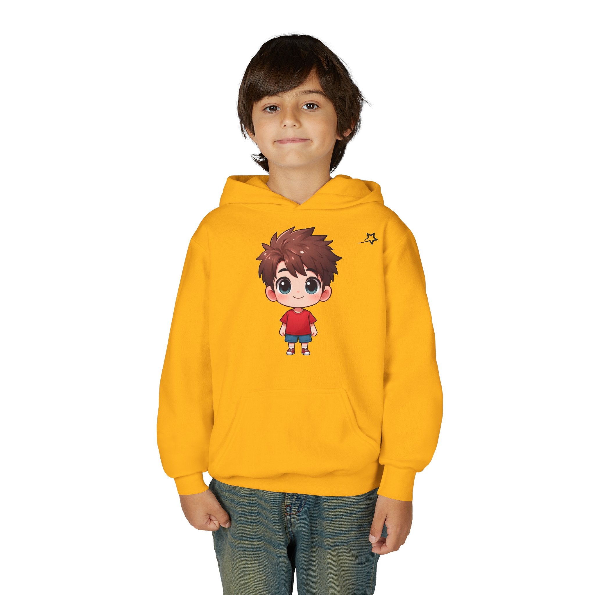 Cute Cartoon Kid Youth Hoodie – Fun & Comfortable Sweatshirt for Kids