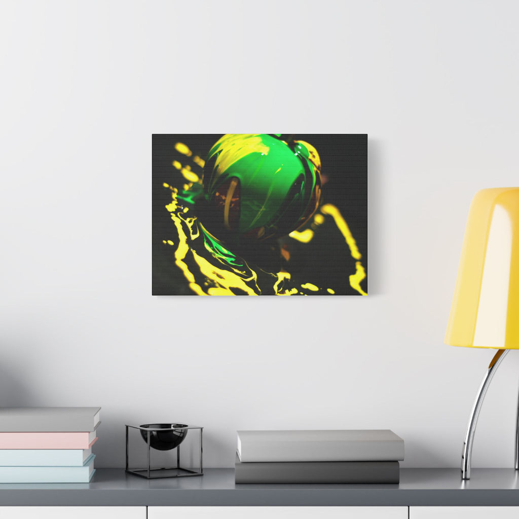 (Apple paint) Satin Canvas, Stretched