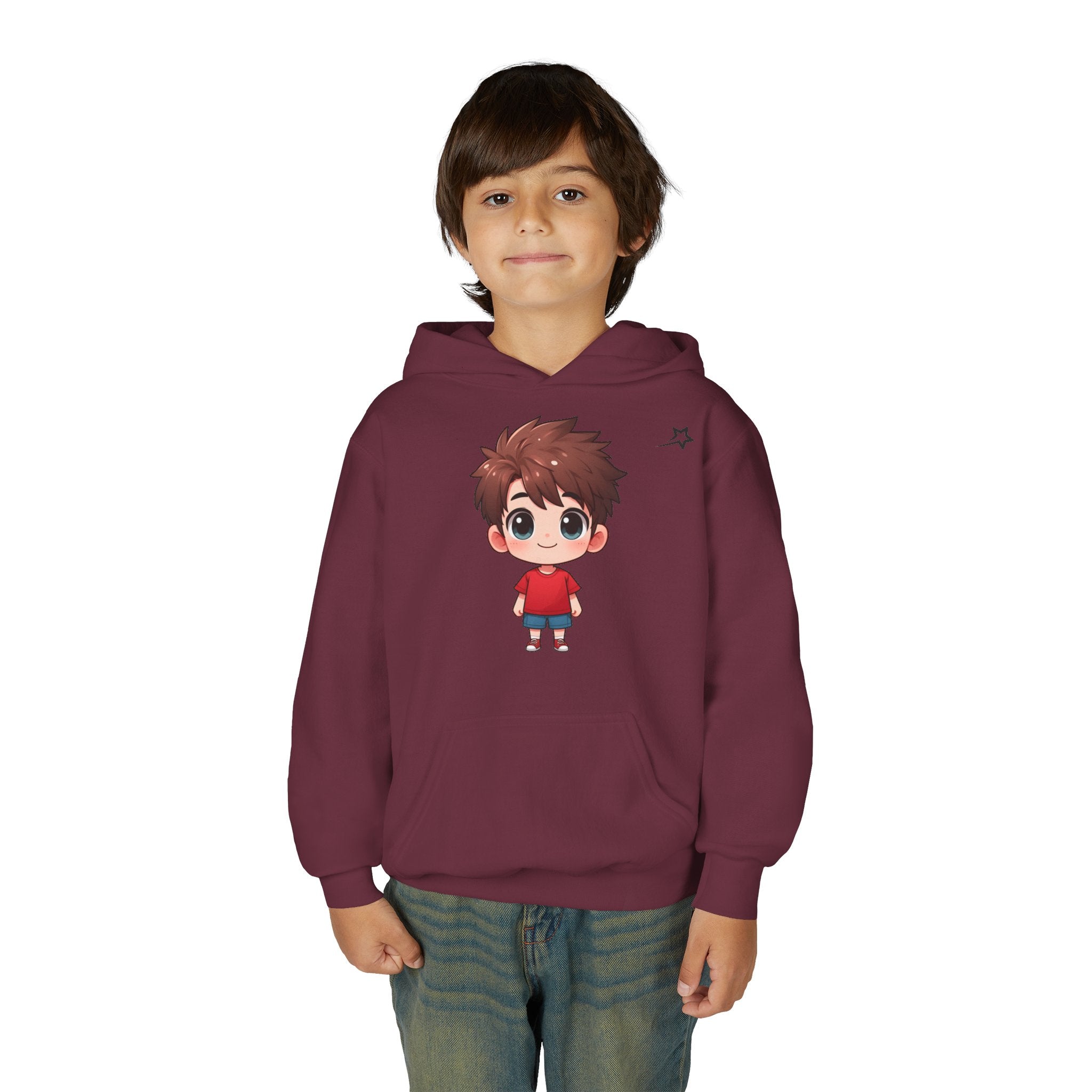 Cute Cartoon Kid Youth Hoodie – Fun & Comfortable Sweatshirt for Kids