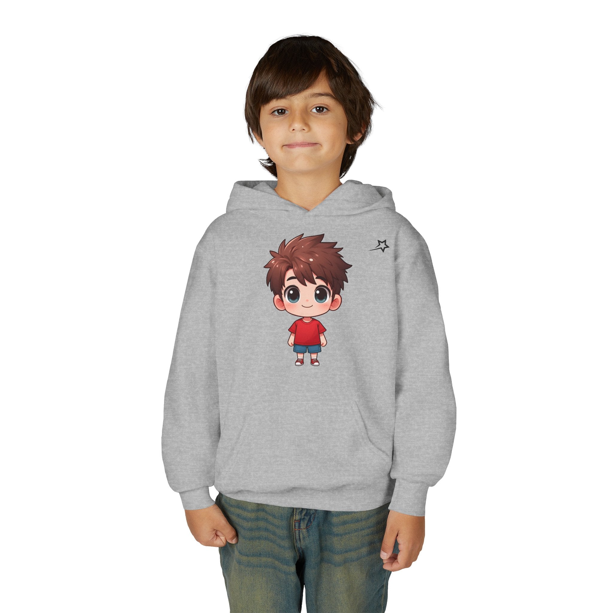 Cute Cartoon Kid Youth Hoodie – Fun & Comfortable Sweatshirt for Kids