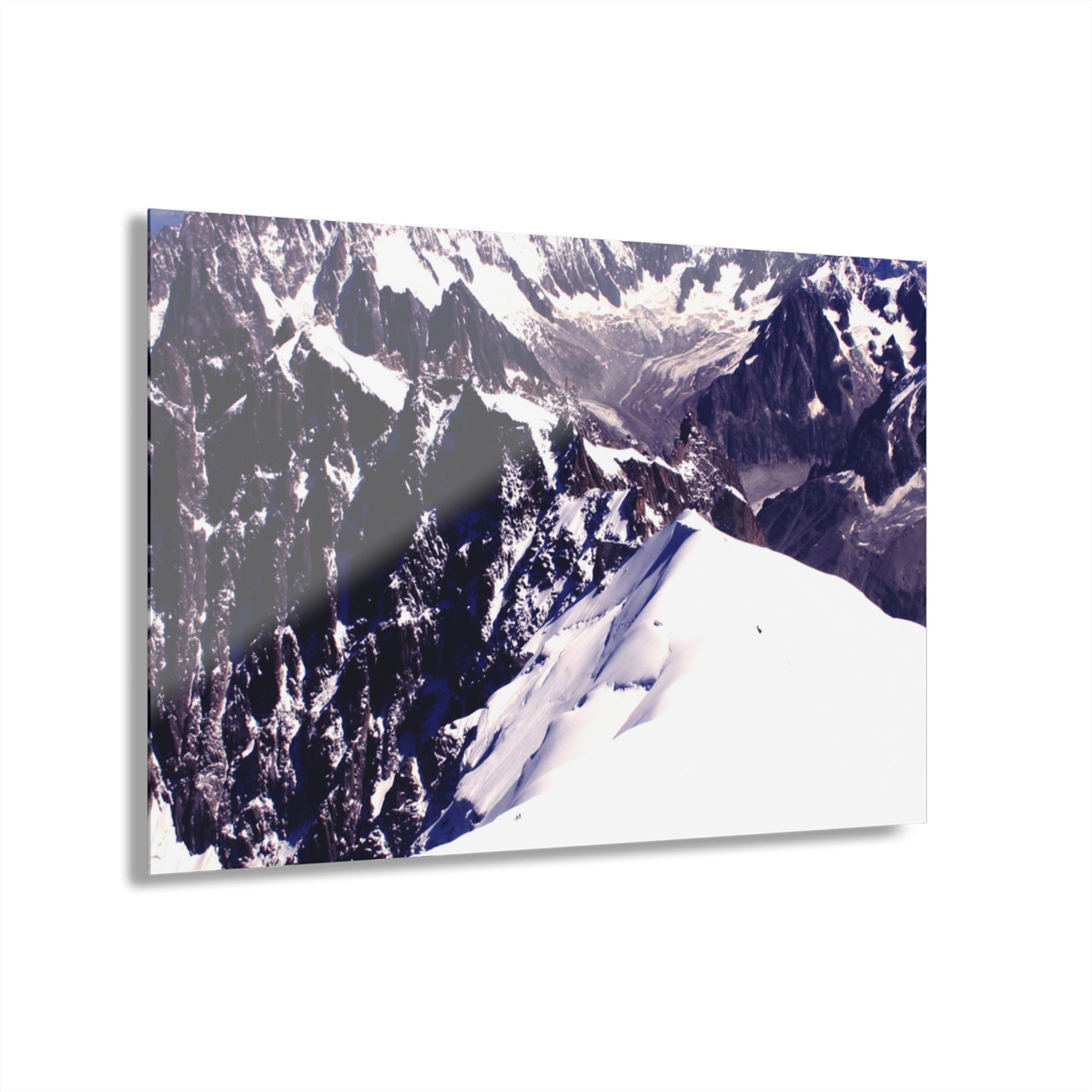 Mountain Peak Acrylic Print - Glossy French Cleat Wall Art